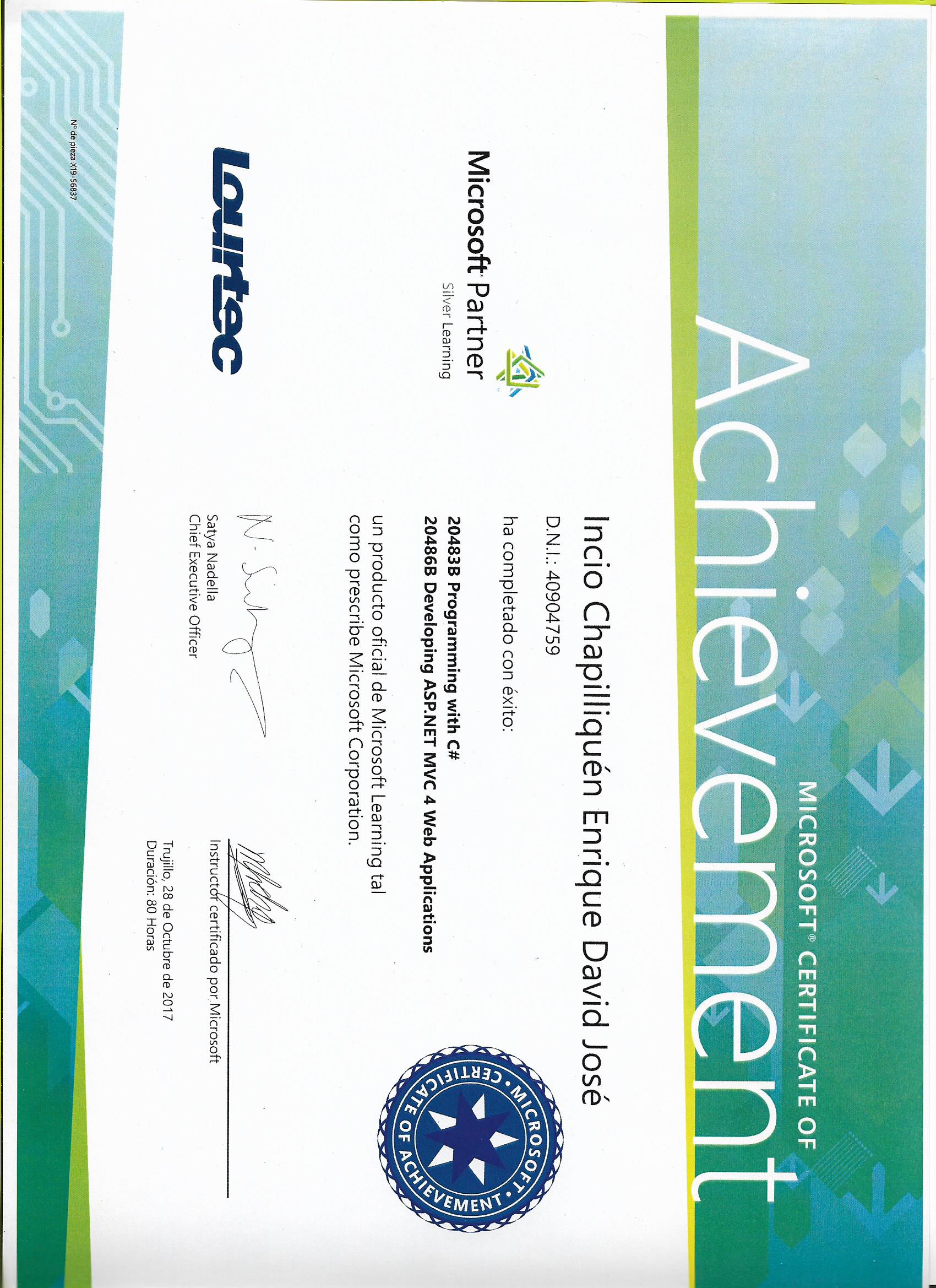 Certificado Programming C#